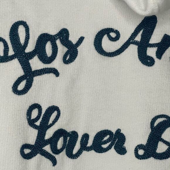 NWTs Sandrine Rose Oversized Raw Edge Hoodie Size Small - Picture 7 of 11